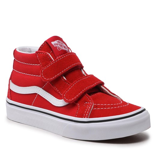 Sneakersy Vans Sk8-Mid Reissu VN00018TH1N1 Formula One/True White Vans 31.5 eobuwie.pl