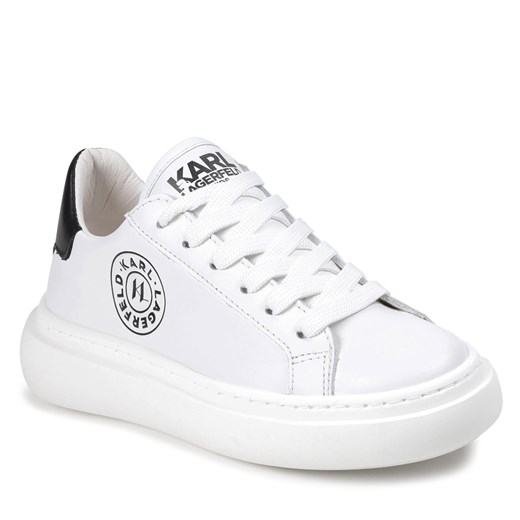Sneakersy Karl Lagerfeld Kids Z29068 S White 10P 38 eobuwie.pl wyprzedaż