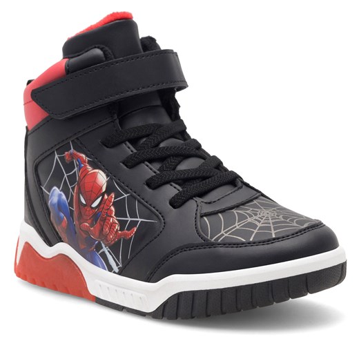 Sneakersy Spiderman Ultimate SPIDER-MAN CP76-AW23-230SPRMV Czarny ze sklepu eobuwie.pl w kategorii Buty zimowe dziecięce - zdjęcie 166770289