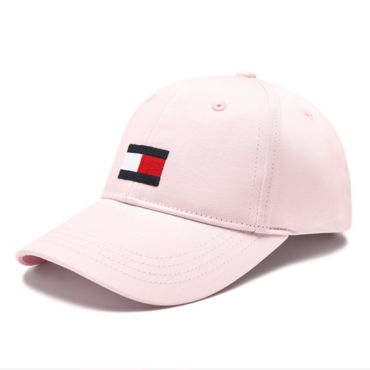 Czapka z daszkiem Tommy Hilfiger Big Flag AU0AU01668 Pink TH3 ze sklepu eobuwie.pl w kategorii Czapki dziecięce - zdjęcie 166770469