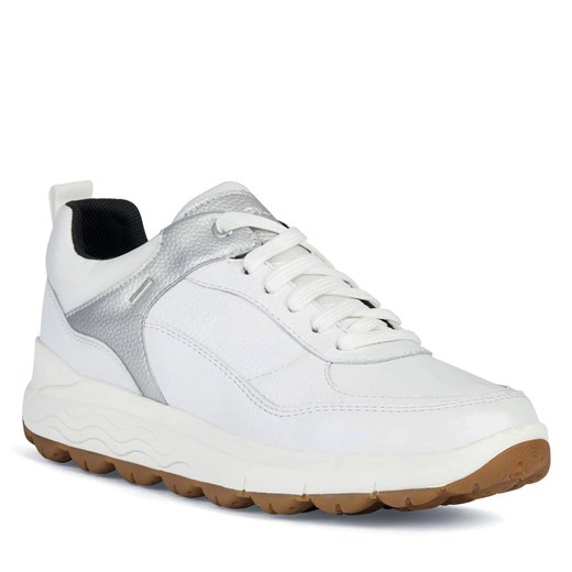 Sneakersy Geox D Spherica 4x4 B Abx D3626D 0467B C0007 White/Silver Geox 39 eobuwie.pl