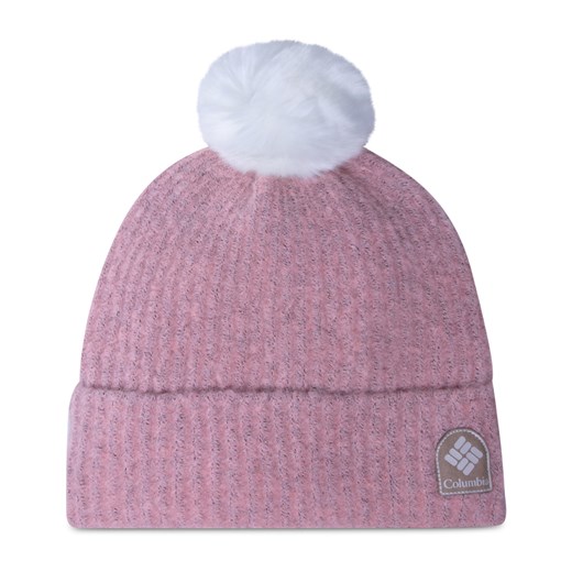 Czapka Columbia Winter Blur Pom Pom Beanie CU0036 Różowy ze sklepu eobuwie.pl w kategorii Czapki zimowe damskie - zdjęcie 166771587