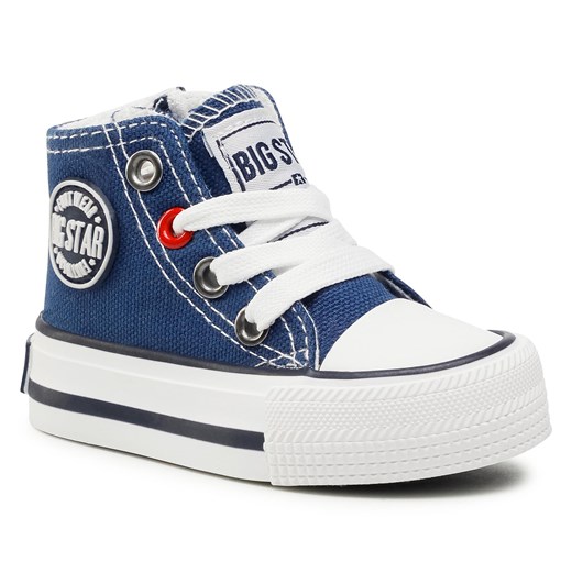Trampki Big Star Shoes HH374189 Navy 17 okazja eobuwie.pl