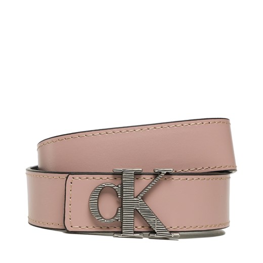 Pasek Damski Calvin Klein Jeans Mono Hardware Leather Belt 30mm K60K610364 TQU ze sklepu eobuwie.pl w kategorii Paski damskie - zdjęcie 166773648