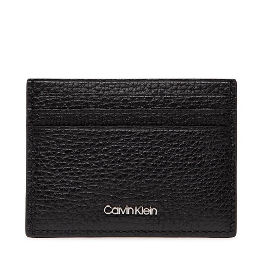 Etui na karty kredytowe Calvin Klein Minimalism Cardholder 6Cc K50K509613 BAX ze sklepu eobuwie.pl w kategorii Etui - zdjęcie 166773865
