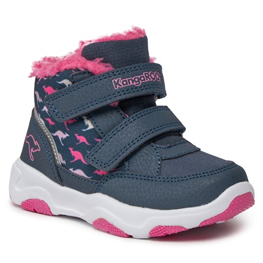 Trzewiki KangaRoos KS-Goku V 02220-000-4204 Dk Navy/Daisy Pink Kangaroos 24 eobuwie.pl