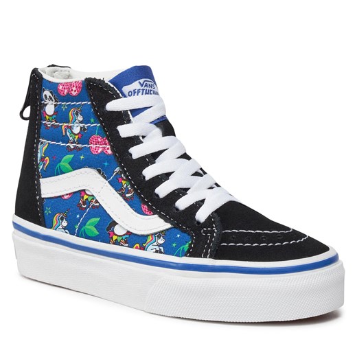 Sneakersy Vans Uy Sk8-Hi Zip VN0005VSBOQ1 Black/Multi Vans 32.5 okazja eobuwie.pl