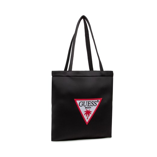 Torebka Guess Scuba Bag E2GZ06 KB2C0 Czarny ze sklepu eobuwie.pl w kategorii Torby Shopper bag - zdjęcie 166777829