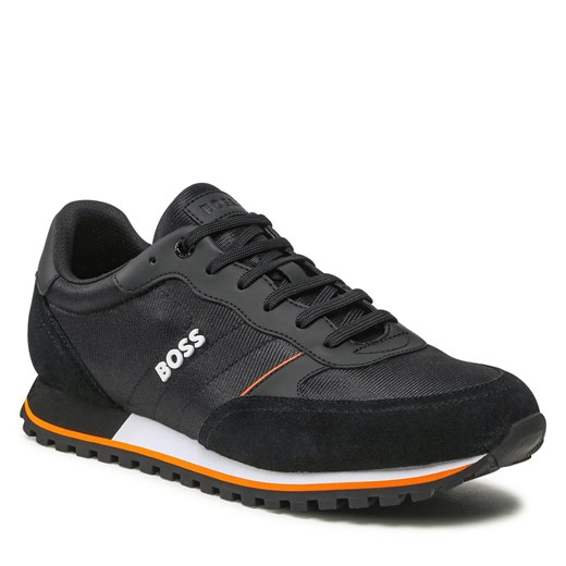 Sneakersy Boss 50470152 Black 8 40 eobuwie.pl