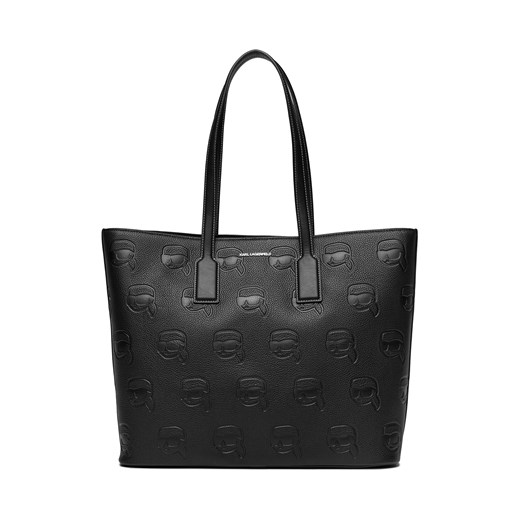 Torebka KARL LAGERFELD 236W3088 Black A999 ze sklepu eobuwie.pl w kategorii Torby Shopper bag - zdjęcie 166778267