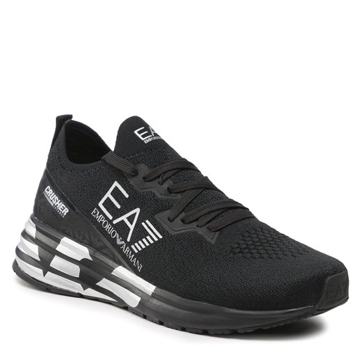 Sneakersy EA7 Emporio Armani X8X095 XK240 M826 Triple Black/Silver Training 43.13 eobuwie.pl wyprzedaż