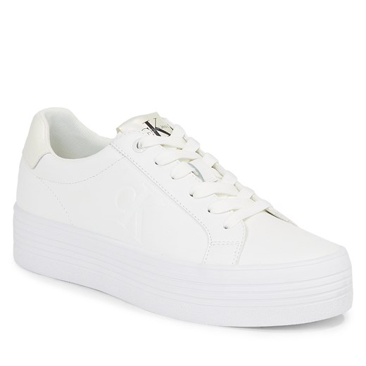Sneakersy Calvin Klein Jeans Bold Vulc Flatf Laceup Lth Wn YW0YW01144 Bright 39 eobuwie.pl