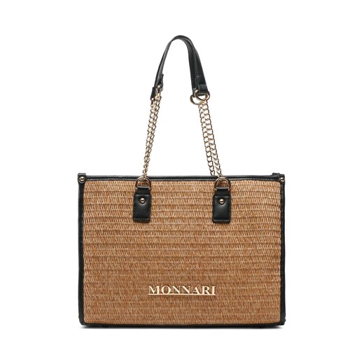 Torebka Monnari BAG0940-M20 Beige With Black 2023 one size eobuwie.pl wyprzedaż