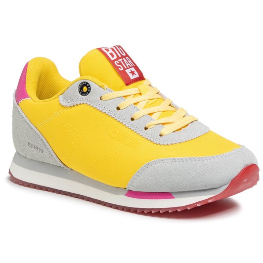 Sneakersy Big Star Shoes FF274876 Yellow 36 eobuwie.pl