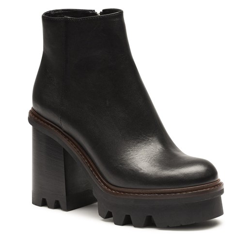 Botki AGL D267500PGWALDI0000 Brown/Nero Agl 39 eobuwie.pl