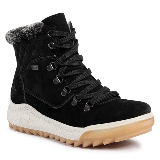 Botki Rieker Y4733-00 Schwarz Rieker 36 eobuwie.pl wyprzedaż