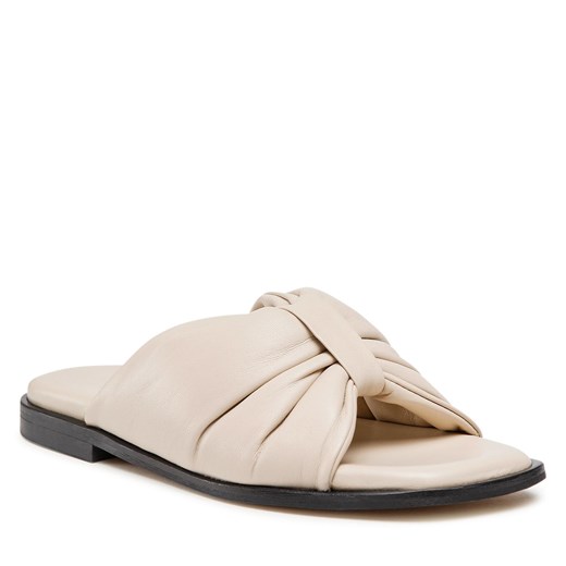 Klapki Badura 20674 Beige 39 okazyjna cena eobuwie.pl