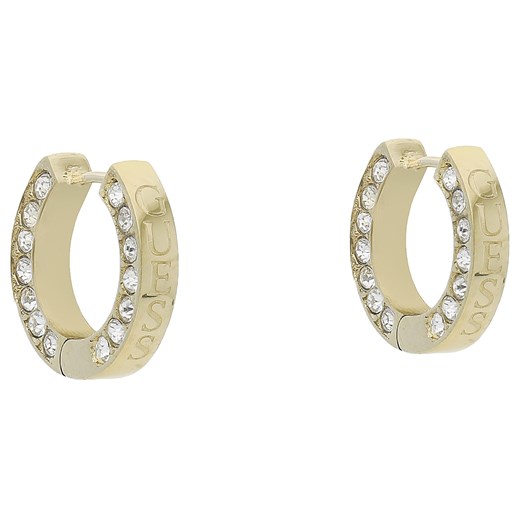 Kolczyki Guess Circle Lights JUBE03 160JW YG Guess one size eobuwie.pl