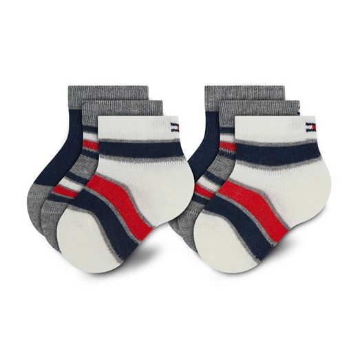 Zestaw 3 par wysokich skarpet dziecięcych Tommy Hilfiger 701210509 Kolorowy ze sklepu eobuwie.pl w kategorii Skarpetki dziecięce - zdjęcie 166784717