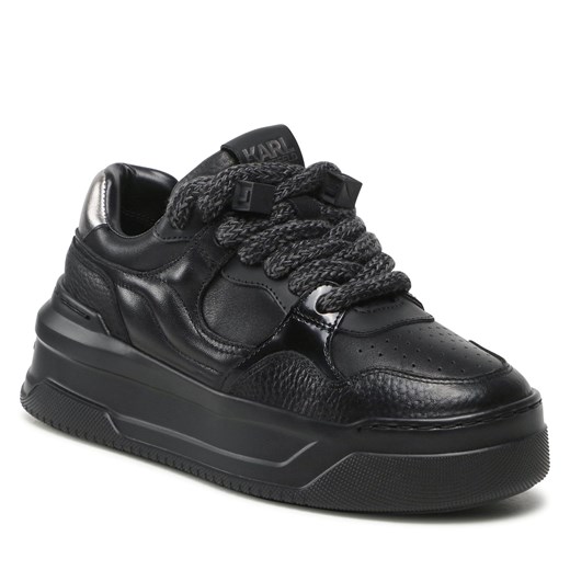 Sneakersy KARL LAGERFELD KL63320 Black Lthr / Mono Karl Lagerfeld 35 eobuwie.pl