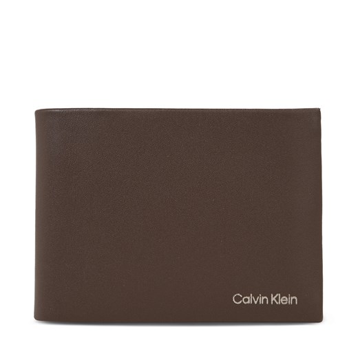 Portfel męski Calvin Klein Ck Concise Trifold 10Cc W/Coin L K50K510600 Java BAR ze sklepu eobuwie.pl w kategorii Portfele męskie - zdjęcie 166785759
