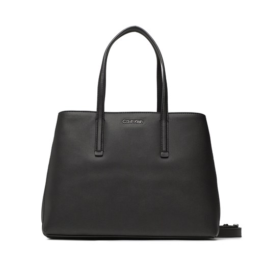 Torebka Calvin Klein Ck Must Tote Md K60K610453 BAX ze sklepu eobuwie.pl w kategorii Torby Shopper bag - zdjęcie 166786205