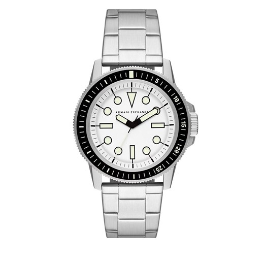 Zegarek Armani Exchange Leonardo AX1853 Silver/Black ze sklepu eobuwie.pl w kategorii Zegarki - zdjęcie 166786238