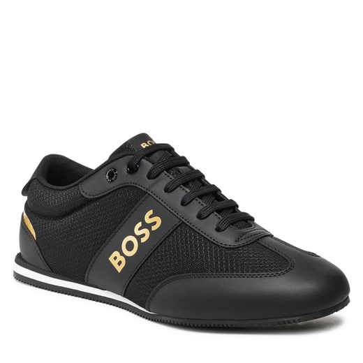 Sneakersy Boss Rusham 50470180 10199225 01 Black 001 42 eobuwie.pl