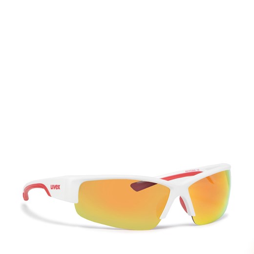 Okulary przeciwsłoneczne Uvex Sportstyle 215 S5306178316 White Mat Red ze sklepu eobuwie.pl w kategorii Okulary przeciwsłoneczne męskie - zdjęcie 166786816