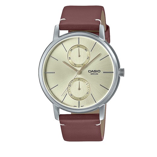 Zegarek Casio MTP-B310L-9AVEF Brown/Silver Casio one size eobuwie.pl wyprzedaż