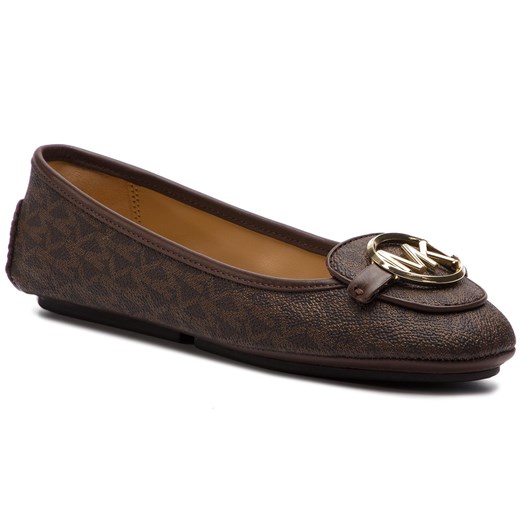 Baleriny MICHAEL Michael Kors Lillie Moc 40R9LIFP3B Brown Michael Michael Kors 39 eobuwie.pl