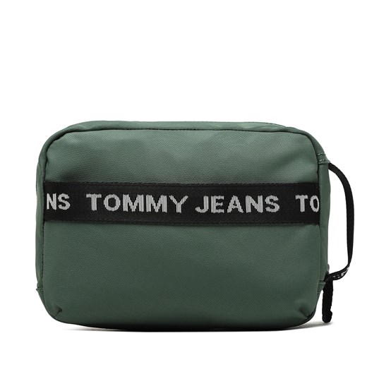 Kosmetyczka Tommy Jeans Tjm Essential Nylon Washbag AM0AM11222 Zielony ze sklepu eobuwie.pl w kategorii Kosmetyczki męskie - zdjęcie 166787365