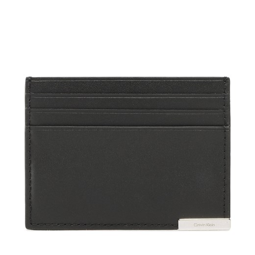 Etui na karty kredytowe Calvin Klein Modern Plaque Cardholder 6cc K50K509987 Czarny ze sklepu eobuwie.pl w kategorii Etui - zdjęcie 166787719