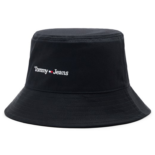 Kapelusz Tommy Jeans Sport Bucket AW0AW14989 Czarny ze sklepu eobuwie.pl w kategorii Kapelusze damskie - zdjęcie 166788166