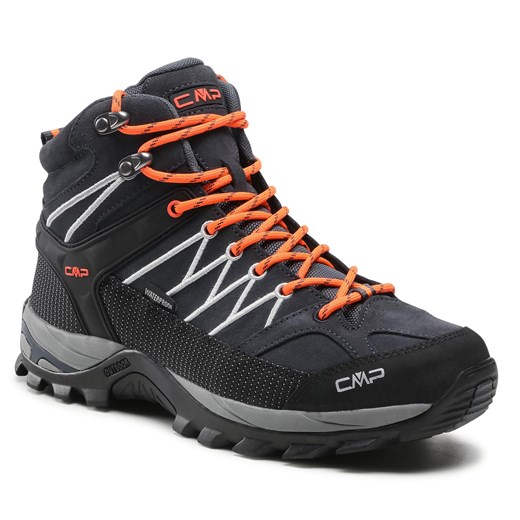 Trekkingi CMP Rigel Mid Trekking Shoe Wp 3Q12947 Antracite/Flash Orange 56UE 43 eobuwie.pl