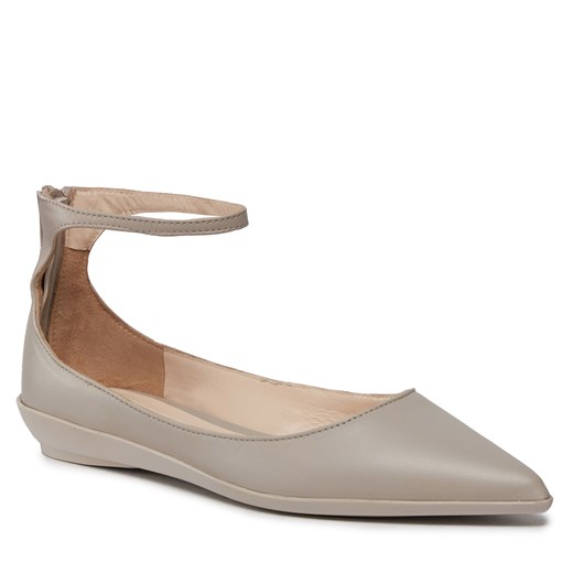 Półbuty Calvin Klein Wrapped Ankle Strap Ballerina HW0HW01840 Morning Haze PP4 Calvin Klein 41 eobuwie.pl
