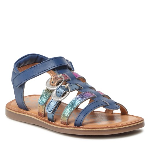 Sandały Kickers Diveta 894651-30 S Bleu Fonce Metallise 51 27 eobuwie.pl