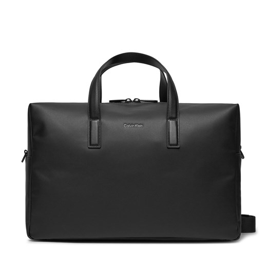 Torba Calvin Klein Ck Must Weekender K50K511218 Ck Black Pique BEH ze sklepu eobuwie.pl w kategorii Torby na laptopa - zdjęcie 166793105