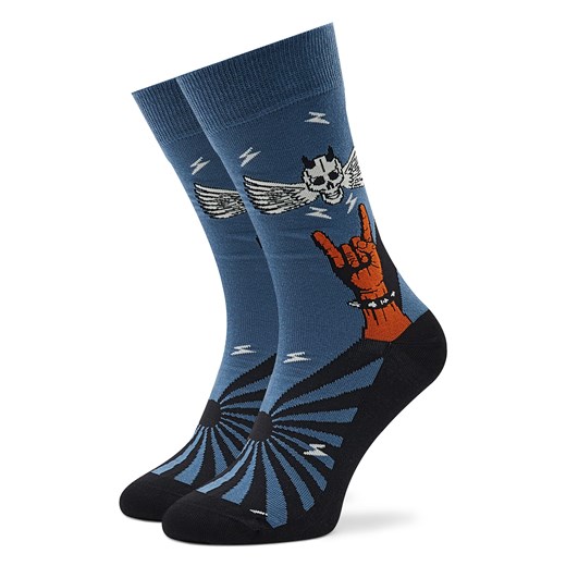 Skarpety wysokie unisex Stereo Socks Flying Skull Niebieski Stereo Socks 41/46 eobuwie.pl