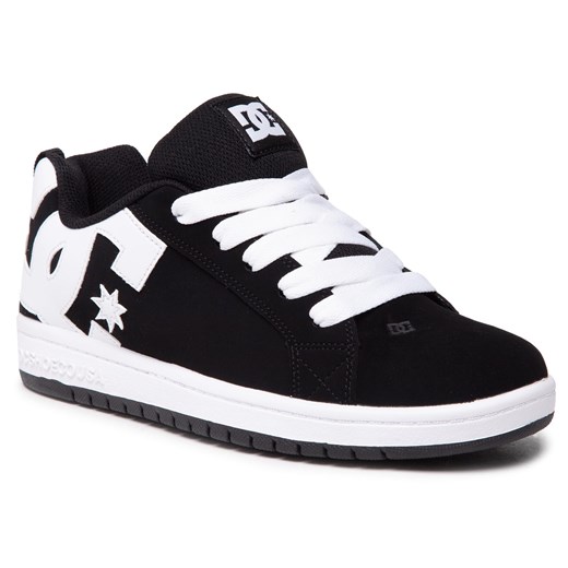 Sneakersy DC Court Graffik ADBS100207 Black/White(BKW) 31 okazyjna cena eobuwie.pl