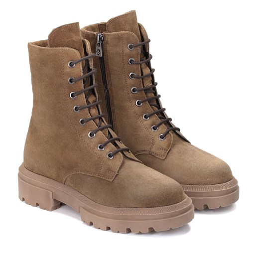 Botki Kazar Berylla 65875-02-25 Dark Beige Kazar 35 eobuwie.pl