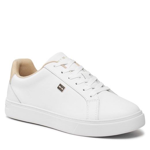 Sneakersy Tommy Hilfiger Essential Court Sneaker FW0FW07686 White YBS Tommy Hilfiger 36 eobuwie.pl