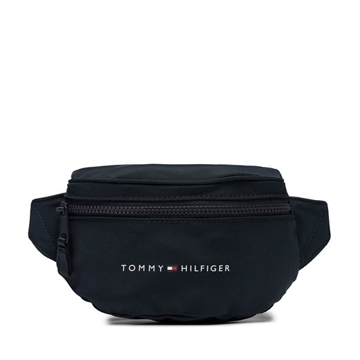 Saszetka nerka Tommy Hilfiger Th Essential Bumbag AU0AU01614 Space Blue DW6 Tommy Hilfiger one size eobuwie.pl