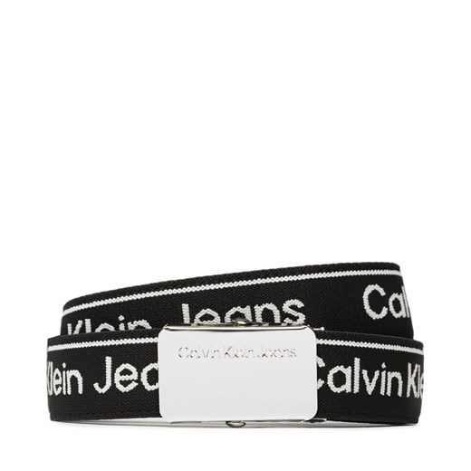 Pasek Dziecięcy Calvin Klein Jeans Logo Taupe Buckle Belt IU0IU00393 BEH ze sklepu eobuwie.pl w kategorii Paski dziecięce - zdjęcie 166796019