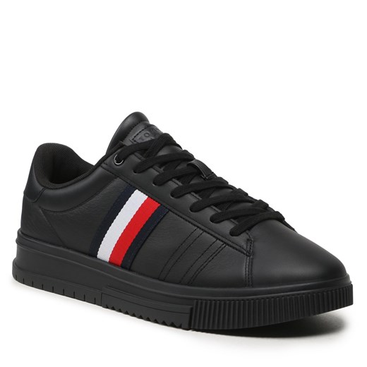 Sneakersy Tommy Hilfiger Supercup Leather FM0FM04706 BDS Tommy Hilfiger 43 eobuwie.pl