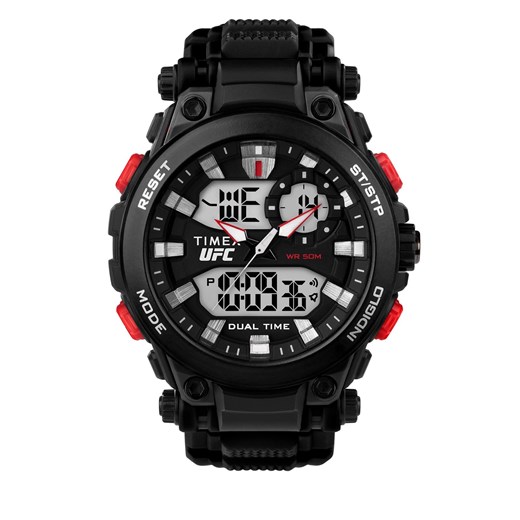 Zegarek Timex Impact TW5M52800 Czarny ze sklepu eobuwie.pl w kategorii Zegarki - zdjęcie 166796205