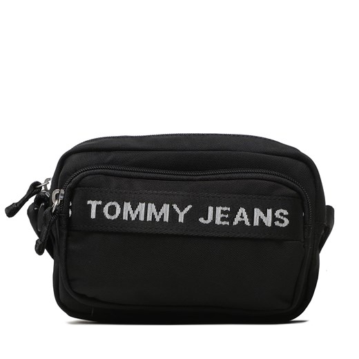 Torebka Tommy Jeans Tjw Essential Crossover AW0AW14950 Czarny ze sklepu eobuwie.pl w kategorii Listonoszki - zdjęcie 166797446