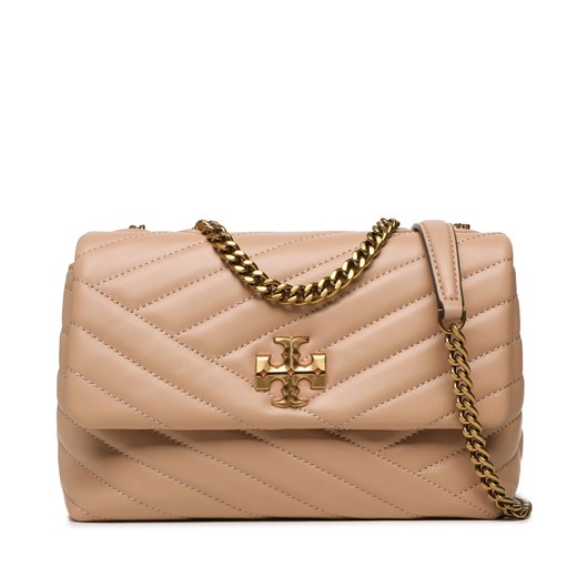 Torebka Tory Burch Kira Chevron Small Convertible Shoulder Bag 90452 Devon Sand Tory Burch one size promocyjna cena eobuwie.pl