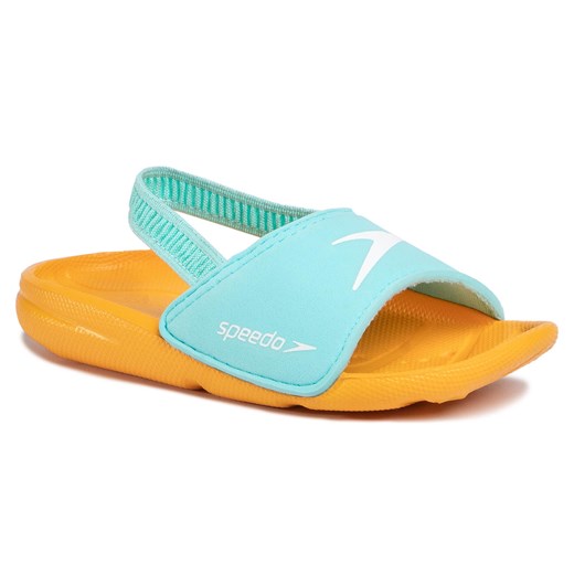 Sandały Speedo Learn To Swim Slide Iu 8-11299D719 Blue/Orange Speedo 27 eobuwie.pl