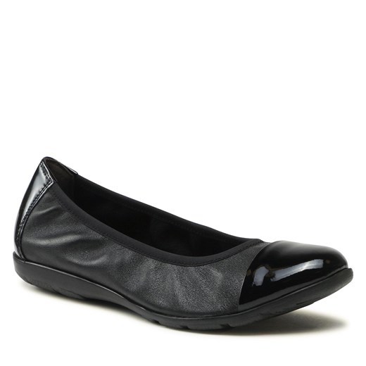 Baleriny Caprice 9-22152-41 Black Comb 019 Caprice 36 eobuwie.pl promocyjna cena